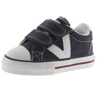 Victoria Zapatillas Tribu 1065163 Lona, logotipo en contraste, tiras adherentes para niños Marino 30