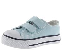 victoria Zapatillas Unisex Tribu Lona & Puntera De Goma & Tiras Adherentes 106555 para Niños Celeste 29