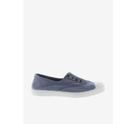 Calzados Victoria Zapatillas 1915 Inglesa Lona tintada Drec, elástico central, Mujer Azul 36