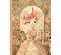 Victorian Cat Ladies : Miss Olive: Joli carnet ligné pour enfants et adultes | Format A4 | 120 pages lignées | Élégant design de chat victorien
