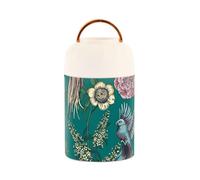Victorian Garden Bird Flower - Recipientes de almuerzo de acero inoxidable con aislamiento al vacío para niños con cuchara para niños y bebidas, 17 onzas
