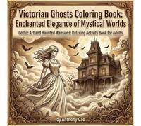 Victorian Ghosts Coloring Book: Enchanted Elegance of Mystical Worlds: Gothic Art and Haunted Mansions: Relaxing Activity Book for Adults
