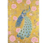 Victorian Peacock Journal (Deluxe Binding with Gold Gilded Pages)