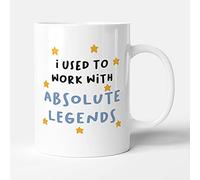 Victorian Print - Taza de regalo con texto en inglés "I used to work with Absolute Legends