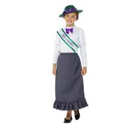 Victorian School Girl Día Del Libro Disfraz Pobre Niña Criada Edad 4-12
