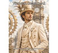 Victorian Steampunk: Realistic Grayscale Portraits of Vintage Fashion, Adventure & Invention: Mechanical Fantasy Pages of Men, Women, and Children