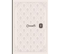 Victorian-style modern twist with vintage keys motif, 120 lined pages, small notebook, 6" x 9": This small-sized notebook is perfect for convenience ... a journal, memo pad, and daily note-taking.