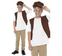 Victoriano Urchin Traje Disfraz Niño Día Del Libro Infantil Disfraz Edad 7-9