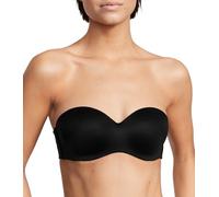 Victoria's Secret Body by Victoria - Sujetador sin tirantes multidireccional ligeramente forrado (34B-38DDD), Negro liso, 85E