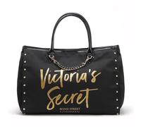 Victorias Secret Bolsos Tote de Mano para Mujer, Grande, Bolso Messenger Negro - Angel City Bag, Negro , 39X15X32cm/15.35X5.9X12.59in
