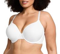 Victoria's Secret Brasier de camiseta ligeramente forrado de cobertura completa para mujer, sujetadores para mujer (32B-38DDD), Blanco, 80D (Talla del fabricante: 36D)
