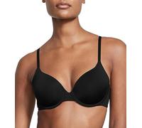 Victoria's Secret Brasier de camiseta ligeramente forrado de cobertura completa para mujer, sujetadores para mujer (32B-38DDD), Negro, 80D (Talla del fabricante: 36D)