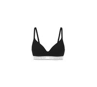 Victoria's Secret Brasier de camiseta sin aros ligeramente forrado para mujer, sujetadores para mujer (32A-38DDD), logo negro banda, 75 E (Talla del fabricante: 34DD)