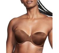 Victoria's Secret Brasier sin tirantes push up para mujer, sujetadores para mujer (32A-38DDD), Mousse, 75 A (Talla del fabricante: 34A)