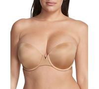 Victoria's Secret Brasier sin tirantes push up para mujer, sujetadores para mujer (32A-38DDD), Praline, 80D (Talla del fabricante: 36D)