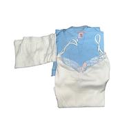 Victoria's Secret Conjunto de 3 piezas de algodón y pantalón corto, color blanco/azul, talla XXL, Multi color, XXL