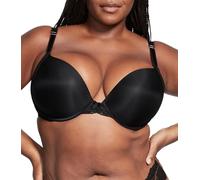 Victoria's Secret Dream Angels - Brasier push up para mujer, sujetadores para mujer (32A-38DDD), Negro liso, 70F