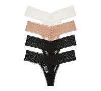 Victoria's Secret Lacie - Paquete de panty tanga para mujer, ropa interior para mujer (XS-XXL), Varios colores, M