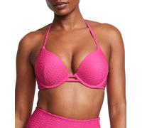 Victoria's Secret Mix-and-Match Bombshell - Parte superior de bikini push up, añade 2 copas (32A-38DD), Rosado, 70B