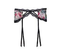 Victoria's Secret Muy Sexy Brillo Correa De Encaje Liga Cinturón (XS-XXL), Floral Lace, XS/S