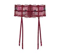 Victoria's Secret Muy Sexy Brillo Correa De Encaje Liga Cinturón (XS-XXL), Rosa (Rose Floral), XS/S