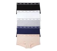 Victoria's Secret PINK - Ropa interior de algodón con logotipo para mujer, cobertura completa, paquete múltiple (XS-XXL), Primavera básica, XXL