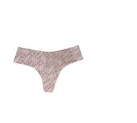 Victoria's Secret Tanga invisible/ropa interior, color rosa, rosado, (Pink Script), M