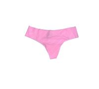 Victoria's Secret Tanga rosa que no se ve suave bragas/bragas color amarillo, Mini logotipo de Pink Daisy, M