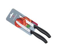 Victorinox - 2 Cuchillos Para Tomates Y De Mesa Swiss Classic - Negro - 6.7833B