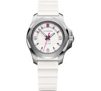 Victorinox I.N.O.X V Ø 37 mm Reloj de Pulsera de Mujer, Swiss Made, Cuarzo analógico, Sumergible hasta 100 m, Cristal de Zafiro, Blanco