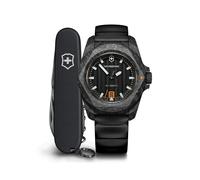 Victorinox 242023.1 I.N.O.X. Auto 41, BLK, Esfera BLK, BLK Rubber Str, Negro