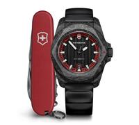 Victorinox 242024.1 I.N.O.X. Auto LE 41, BLK, Esfera BLK, BLK Rubber Str, Negro, Deportivo