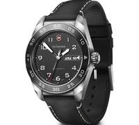 Victorinox 242041 Swiss Army 42mm 10ATM Cuarzo Unisex Negro Plata Correa de c...
