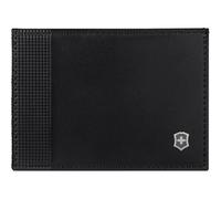 Victorinox Altius Alox Slim Card Case, Tarjetero de Piel con protección RFID, Mujer/Hombre, con Compartimentos para Tarjetas y Compartimentos Laterales, Negro