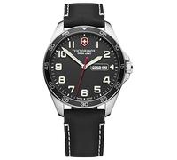 VICTORINOX Analógico Modelo FIELDFORCE Black DIAL, Black Leather. Marca