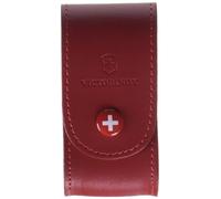 Victorinox Belt Pouch Leather, Accesorios, Funda para Navaja Multiuso Suiza, Bolsa chuchillo, cuero, rojo