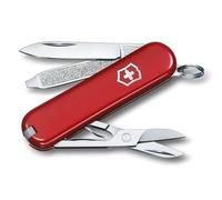 Victorinox, Classic, Navaja Multiuso Suiza, Cuchillo bolsillo, Regalo, 7 Funciones, Hoja pequeña, Lima de uñas, Style Icon