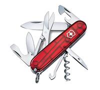 Navaja Victorinox Climber Color: rojo transparente