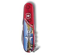 Victorinox Climber Navaja Suiza Multiusos, 14 Funciones, Rojo | Herramienta de bolsillo con tijeras y gancho para excursionismo, 91 mm, material ABS/Cellidor, Swiss Made
