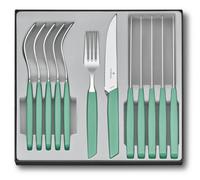 Victorinox - Cubertería Suizo Moderno, 12 Piezas - Mint-Green - 6.9096.12W41.12
