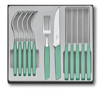 Victorinox - Cubertería Suizo Moderno, 12 Piezas - Mint-Green - 6.9096.12W41.12
