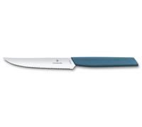 Victorinox - Cuchillo De Carne Dentado 12cm Swiss Modern - Blueet - 6.9006.12W2