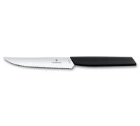 Victorinox - Cuchillo De Carne Dentado 12cm Swiss Modern - Negro - 6.9003.12W