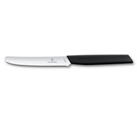 Victorinox - Cuchillo Para Tomate Dentado 11cm Swiss Modern - Negro - 6.9003.11W