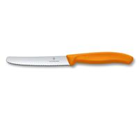 Victorinox - Cuchillo Para Tomates Y de Mesa Suizo Clásico - Naranja -