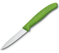 VICTORINOX Cuchillo FIBROX Verde, 8CM 6.7606.L114, Acero Inoxidable