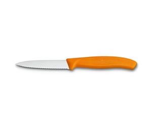 Victorinox Cuchillo pelador dentado / de verduras Swiss Classic 8 cm naranja