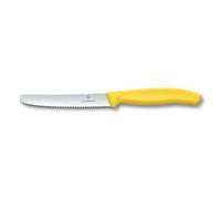 Victorinox Cuchillo tomatero / de salchicha Swiss Classic 11 cm amarillo