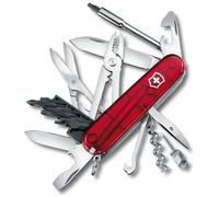 Victorinox Cybertool M, Navaja multiusos, color Rojo Transparente
