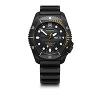 Victorinox Dive Pro Automatic Ø 43 mm Reloj de Pulsera de Hombre, Swiss Made, automático, Sumergible hasta 300 m, Cristal de Zafiro, Pulsera de Caucho, Negro